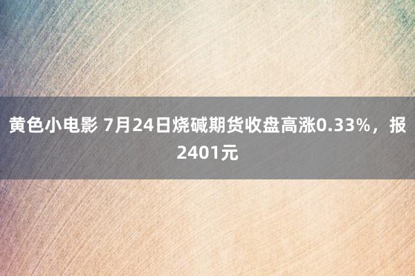 黄色小电影 7月24日烧碱期货收盘高涨0.33%，报2401元