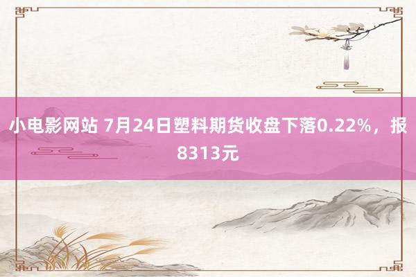 小电影网站 7月24日塑料期货收盘下落0.22%，报8313元