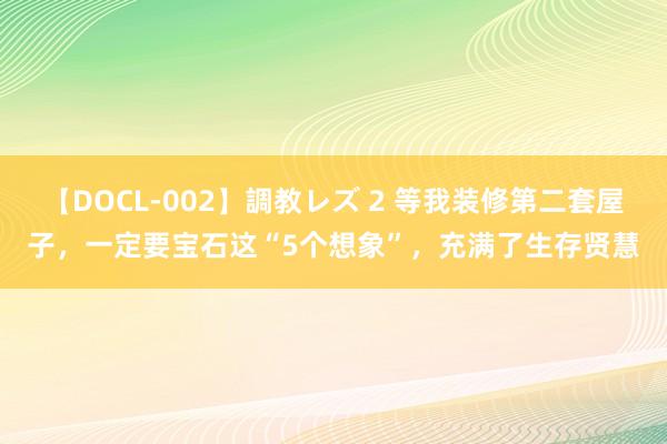 【DOCL-002】調教レズ 2 等我装修第二套屋子，一定要宝石这“5个想象”，充满了生存贤慧