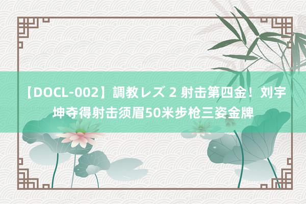 【DOCL-002】調教レズ 2 射击第四金！刘宇坤夺得射击须眉50米步枪三姿金牌