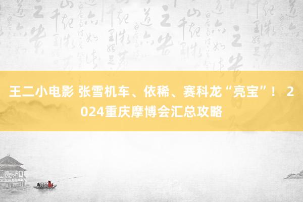 王二小电影 张雪机车、依稀、赛科龙“亮宝”！ 2024重庆摩博会汇总攻略