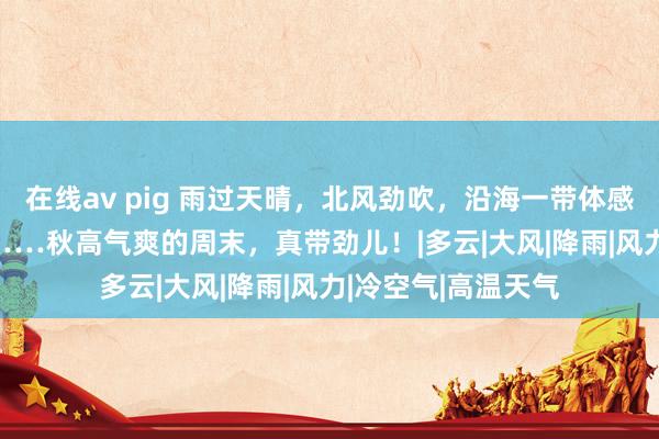 在线av pig 雨过天晴，北风劲吹，沿海一带体感温度只须13.2度……秋高气爽的周末，真带劲儿！|多云|大风|降雨|风力|冷空气|高温天气